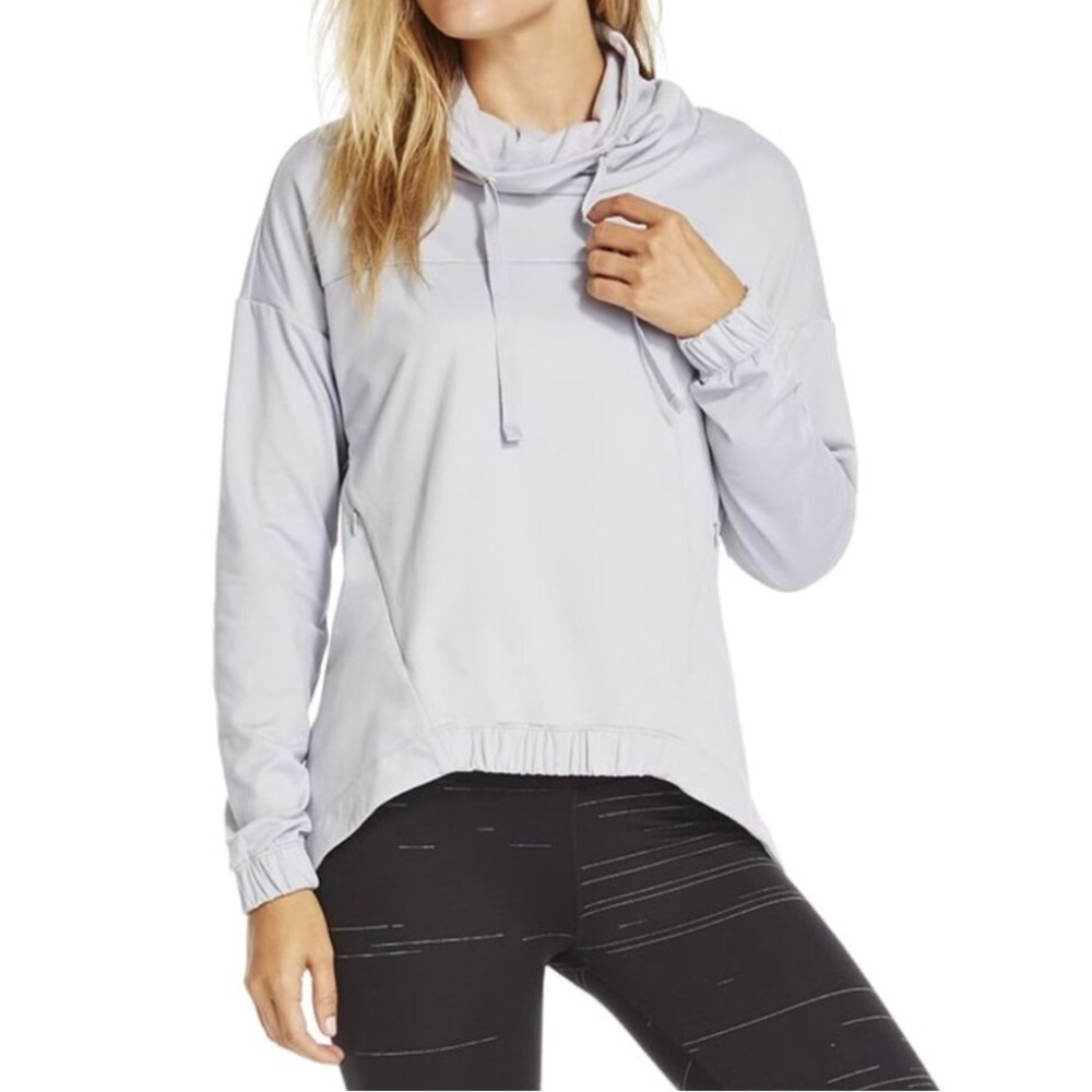 -Fabletics Europa Pullover Cowl Neck Stone Women’… - image 1